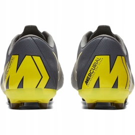 Kopačky Nike Mercurial Vapor 12 Academy Mg Jr AH7347070 vícebarevný šedá 4