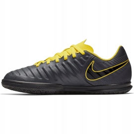Kopačky Nike Tiempo Legend 7 Club Ic Jr AH7260 070 černý šedá 1