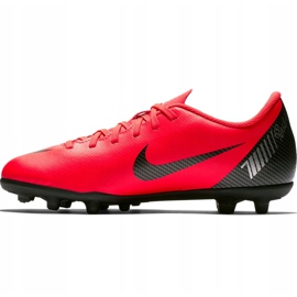 Kopačky Nike Mercurial Vapor 12 Club Gs CR7 FG / MG Jr AJ3095 600 vícebarevný červený 1