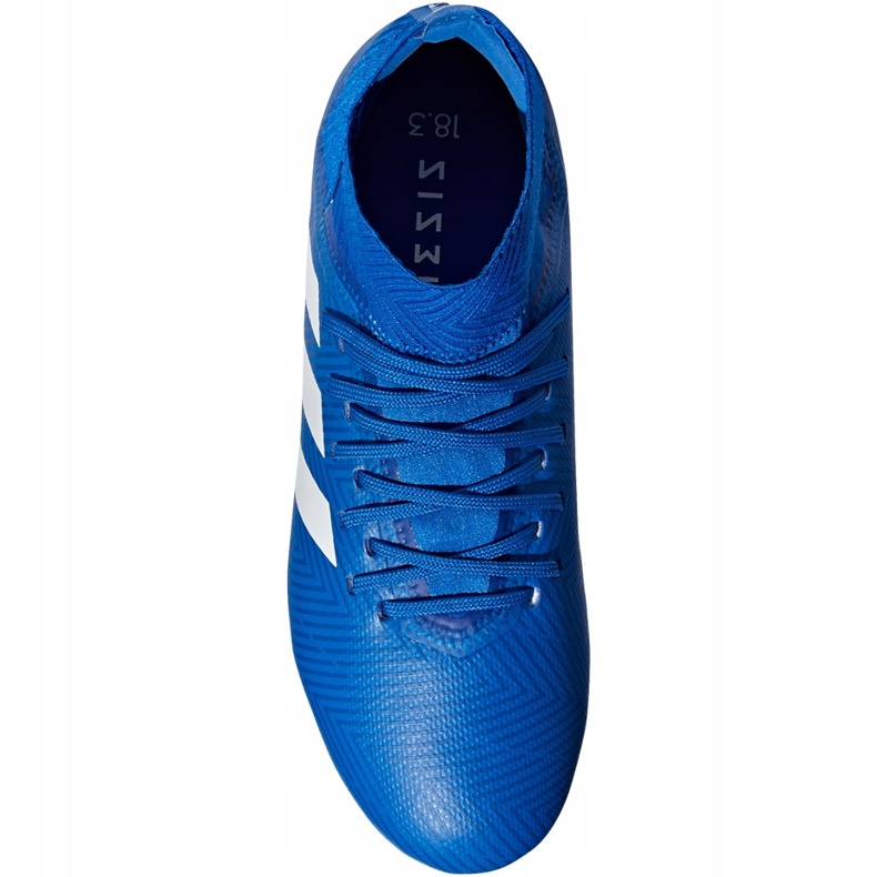Kopačky Adidas Nemeziz 18.3 Fg Jr DB2351 vícebarevný modrý 1 Kopačky Adidas Nemeziz 18.3 Fg Jr DB2351 vícebarevný modrý 1