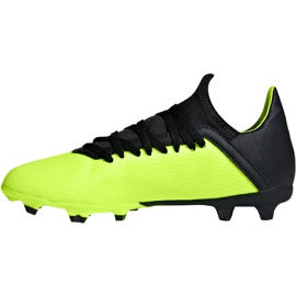 Kopačky Adidas X 18.3 Fg Jr DB2418 vícebarevný zelená 1