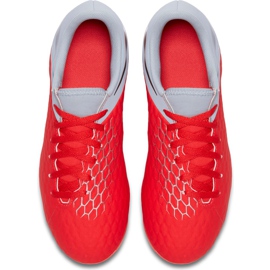 Kopačky Nike Hypervenom 3 Academy Fg Jr AJ4119 600 červený červený 1