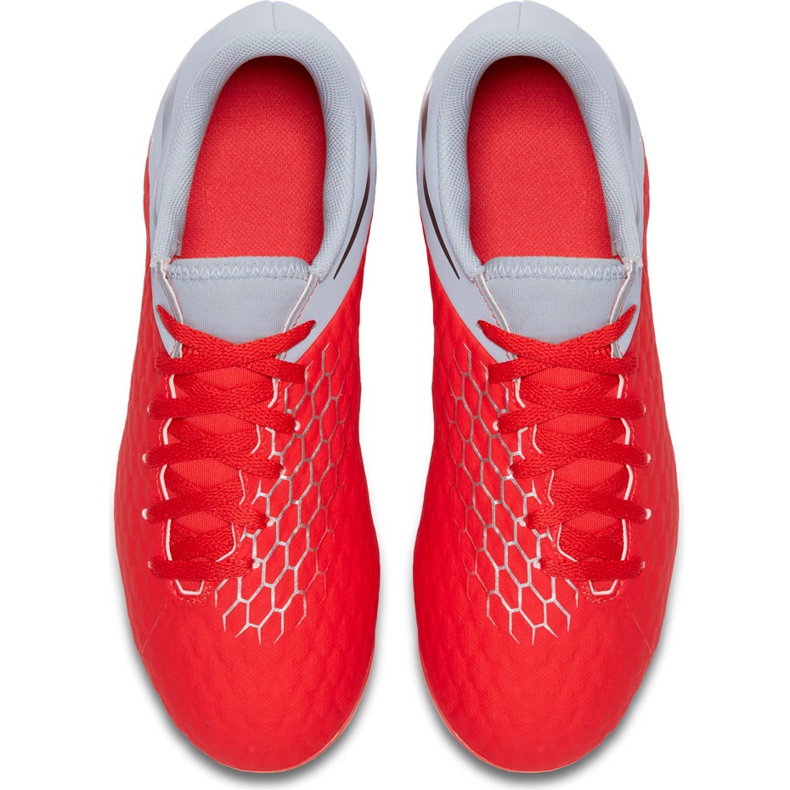 Kopačky Nike Hypervenom 3 Academy Fg Jr AJ4119 600 červený červený 1