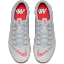 Kopačky Nike Mercurial Vapor 12 Academy Mg Jr AH7347 060 vícebarevný stříbro 1