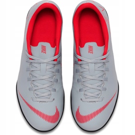 Kopačky Nike Mercurial Vapor X 12 Club Tf Jr AH7355 060 vícebarevný šedá 1