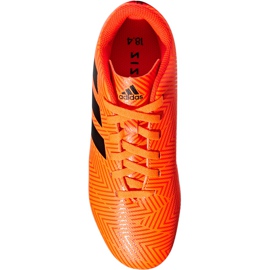 Kopačky Adidas Nemeziz 18.4 FxG Jr DB2355 vícebarevný pomerančový 1