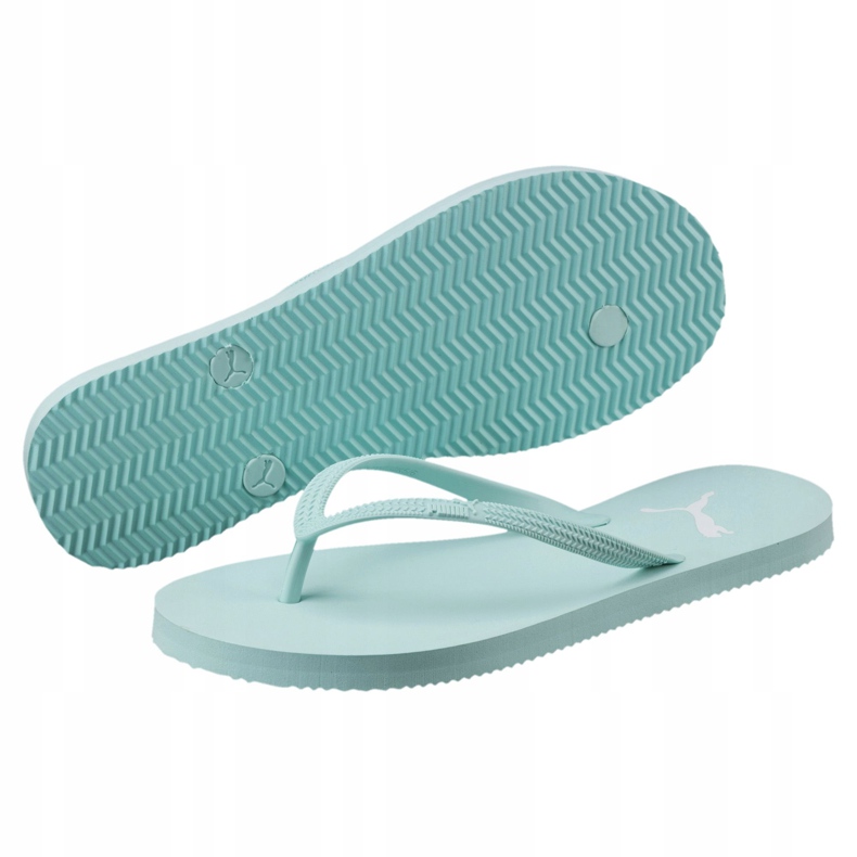 Dámské pantofle Puma First Flip Wns Island Paradise 360255 12 zelený 1