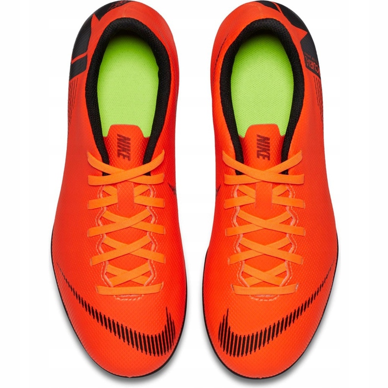 Kopačky Nike Mercurial Vapor 12 Club Mg Jr AH7350 810 pomerančový pomerančový 1