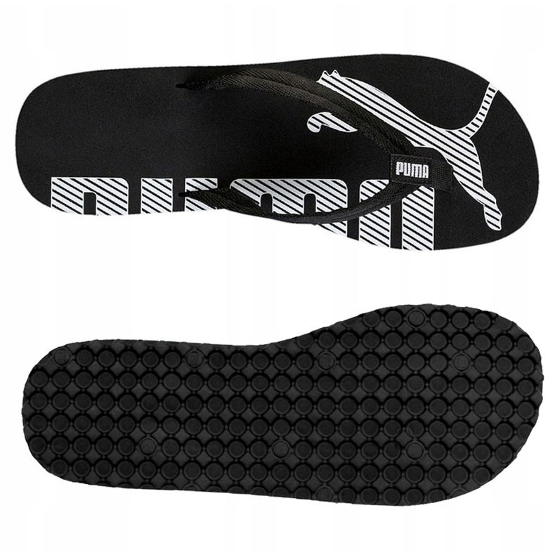 Pánské pantofle Puma Epic Flip V2 černé a bílé 360248 03 bílý černý 1