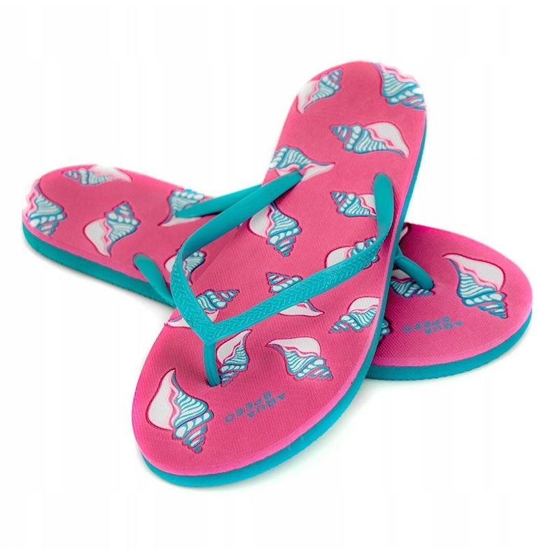 Pantofle Aqua-Speed ​​Napoli růžová modrá 03 modrý růžový 1