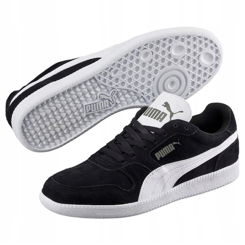 Boty Puma Icra Trainer Sd černé a bílé 356741 16 bílý černý 1