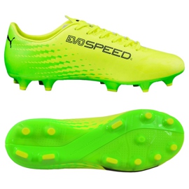 Kopačky Puma Evo Speed ​​17.4 Fg žluto-zelené 104017 01 vícebarevný žlutá 1