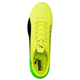 Kopačky Puma Evo Speed ​​17.4 Fg žluto-zelené 104017 01 vícebarevný žluť 2