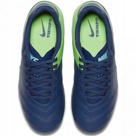 Kopačky Nike Tiempo Legend Vi Fg Jr 819186 443 námořnická modrá 1