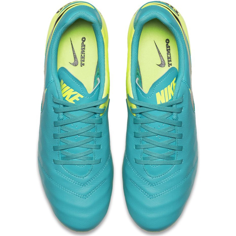 Kopačky Nike Tiempo Genio Ii Leather Fg 819213 307 černá modrý 1