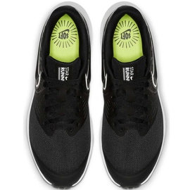 Dětské boty Nike Star Runner 2 černé a bílé AQ3542 001 černý 1