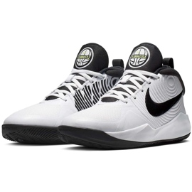 Dětské boty Nike team Hustle D 9 Gs bílé AQ4224 100 bílý černá bílý 3