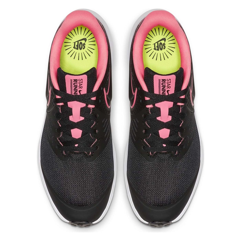 Dětské boty Nike Star Runner 2 černé a růžové AQ3542 002 černý růžový 1