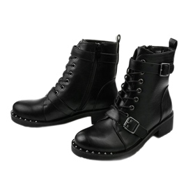 Černé šněrovací zateplené boty Xylesh černá 3