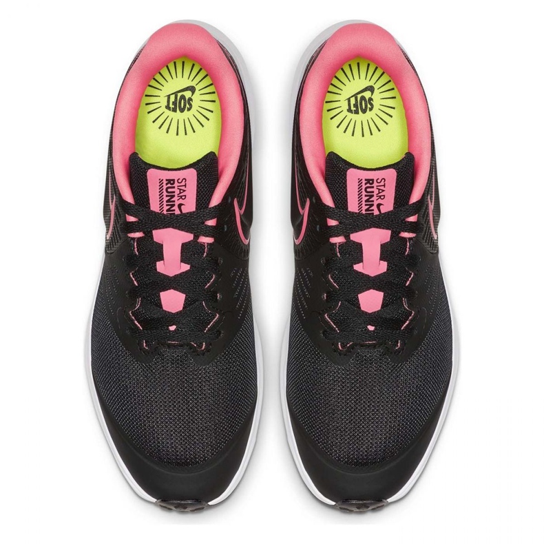 Boty Nike Star Runner 2 Jr AQ3542 002 černý růžový 1