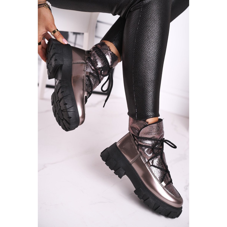 FRGIV Dámské nazouvací boty Rochelle Silver béžový stříbrný 2