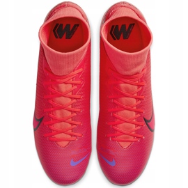 Kopačky Nike Mercurial Superfly 7 Academy FG / MG AT7946 606 námořnická modř červený 1