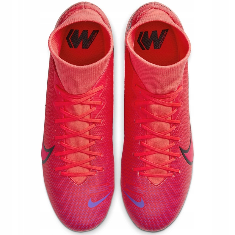 Kopačky Nike Mercurial Superfly 7 Academy FG / MG AT7946 606 námořnická modř červený 1