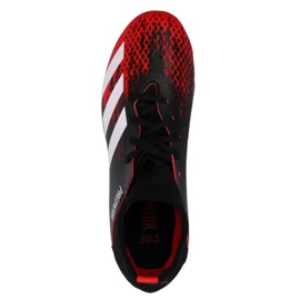 Kopačky Adidas Predator 20.3 Fg Jr EF1930 červené 3