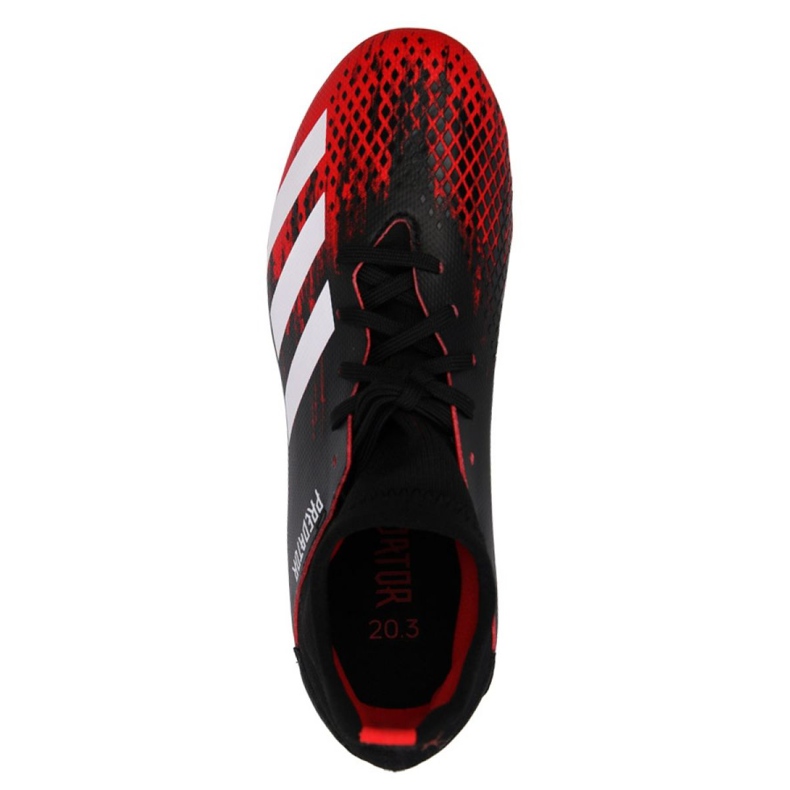 Kopačky Adidas Predator 20.3 Fg Jr EF1930 červený 3