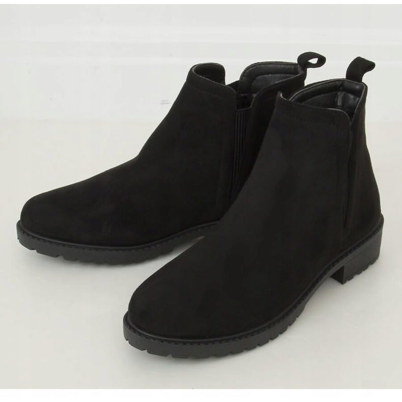 Černé dámské boty Chelsea JB044 Black černý 2