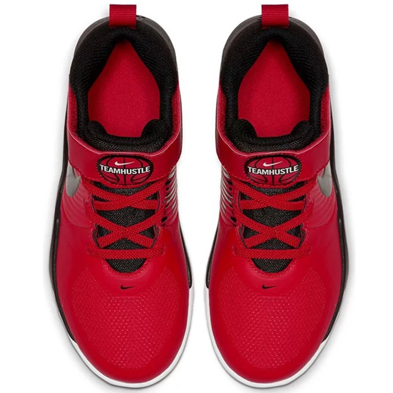 Dětská obuv Nike Team Hustle červená AQ4225 600 červený 1