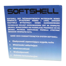 Softshellové boty American Club s námořnickou membránou HL47 / 20 námořnická modrá růžový 5