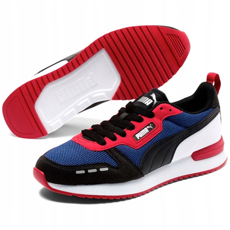 Pánská obuv Puma R78 námořnická modro-červeno-bílo-černá 373117 09 vícebarevný 1
