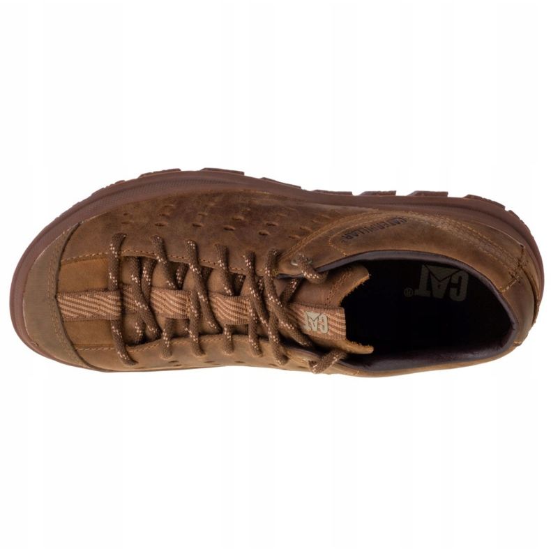 Caterpillar Fused Lace M P724810 hnědý 2