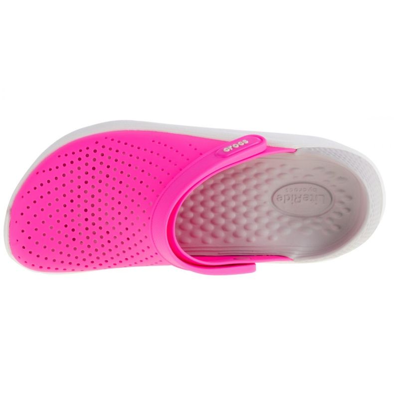 Crocs LiteRide Clog 204592-6QV černý růžový 2