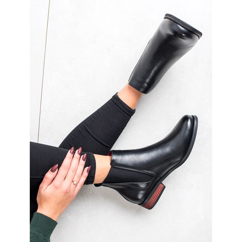 Goodin Černé boty Chelsea černá 1