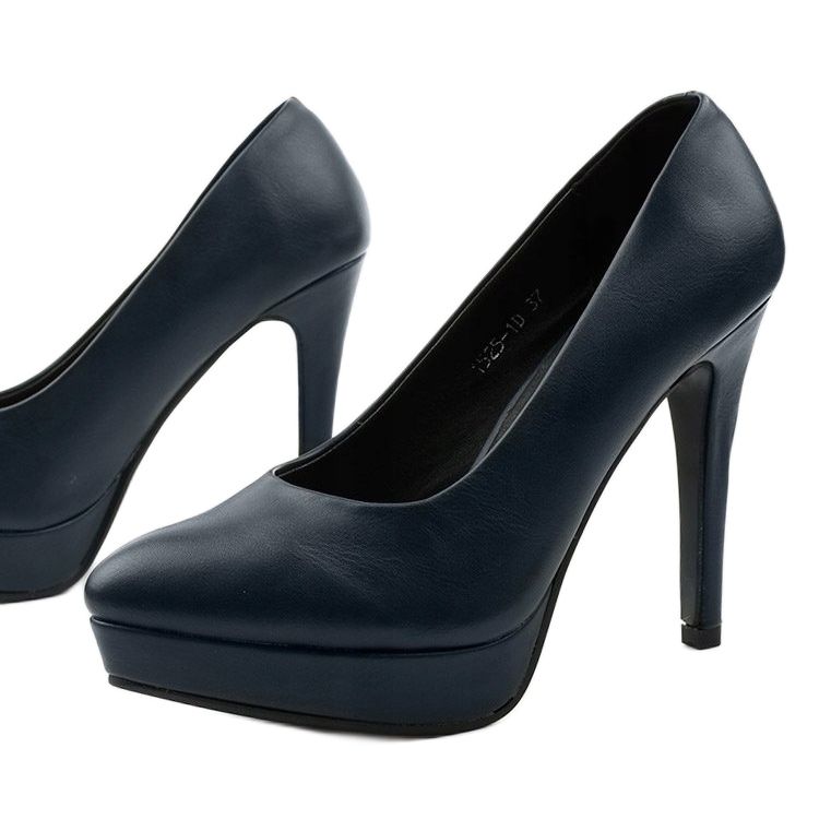 Klasické tmavě modré podpatky Jynyss námořnická modrá 1