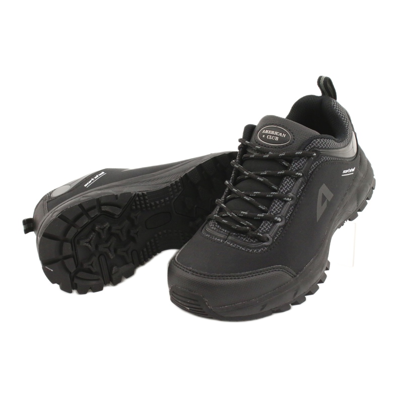 American Club Americká sportovní obuv nepromokavá soft-shell HL04 / 20 černá šedá 3 American Club Americká sportovní obuv nepromokavá soft-shell HL04 / 20 černá šedá 3