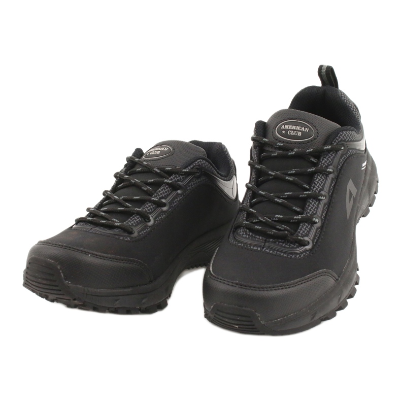 American Club Americká sportovní obuv nepromokavá soft-shell HL04 / 20 černá šedá 2 American Club Americká sportovní obuv nepromokavá soft-shell HL04 / 20 černá šedá 2
