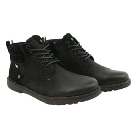 McBraun Eco-Men's Black Eco-Ticking Boots 20mn29-3131 černá 2
