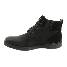 McBraun Eco-Men's Black Eco-Ticking Boots 20mn29-3131 černý 1
