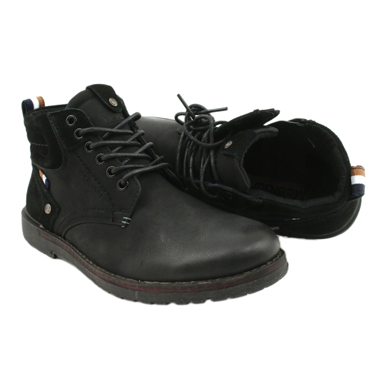 McBraun Eco-Men's Black Eco-Ticking Boots 20mn29-3131 černý 4