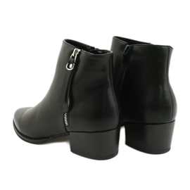 Zimní boty na zip Jezzi 20BT35-3028 černá 3