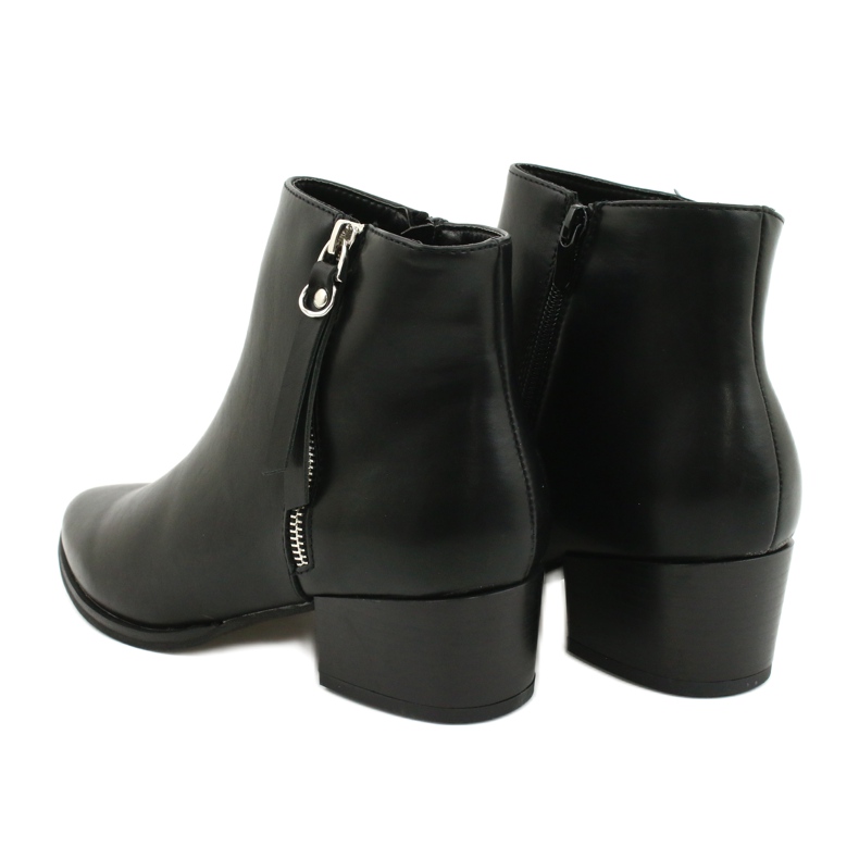 Zimní boty na zip Jezzi 20BT35-3028 černý 3