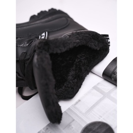 Marquiiz Dámské sportovní sněhové boty s kožešinou Black Euphoria černá 5