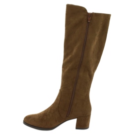 Semišové boty Olive Sergio Leone KZ277 hnědý 1