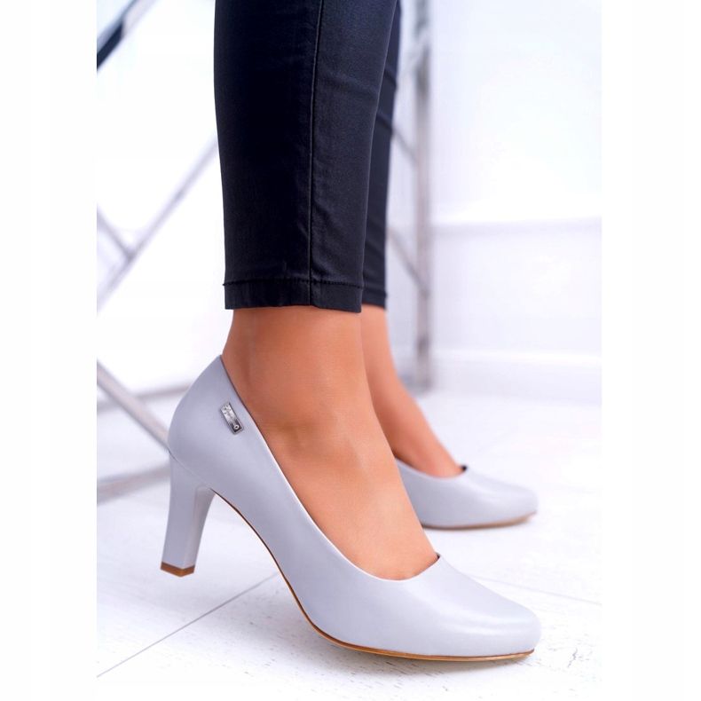 Dámské lodičky Sergio Leone Grey Matte Orsola šedá 1