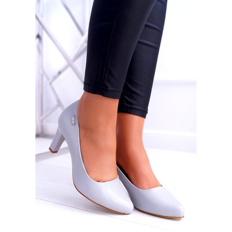 Dámské lodičky Sergio Leone Grey Matte Orsola šedá 3