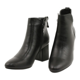 M.Daszyński Zateplené boty Daszyński SA186-1 černý 2