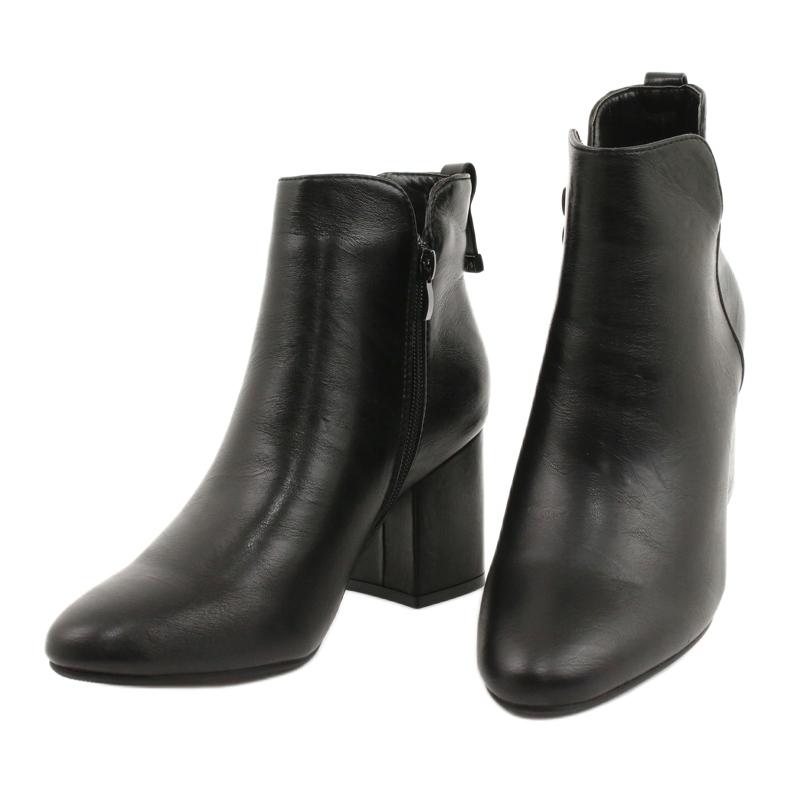 M.Daszyński Zateplené boty Daszyński SA186-1 černý 2